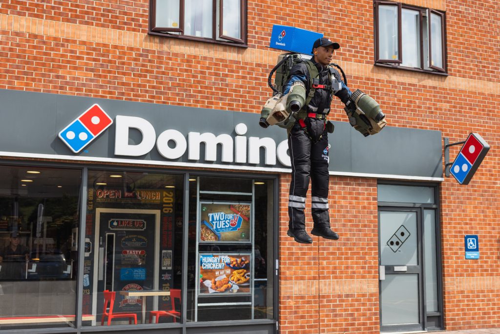 Domino’s jetpack delivery campaign